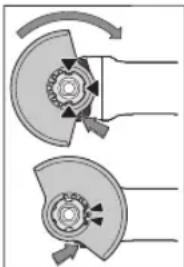 BOSCH GWS 18V-11 S Professional - Cubierta protectora para amolar - 1