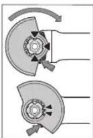 BOSCH GWS 18V-8 Professional - Schutzvorrichtung montieren - 1
