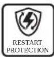 BOSCH GWS 18V-8 Professional - Restart protection - 1