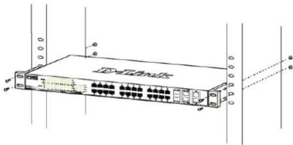 D-LINK DGS-1210-20 - Instalação em Rack - 2