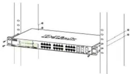 D-LINK DXS-1210-12SC - Installazione su rack - 2