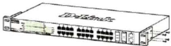 D-LINK DXS-1210-12SC - Установка в стойку - 1