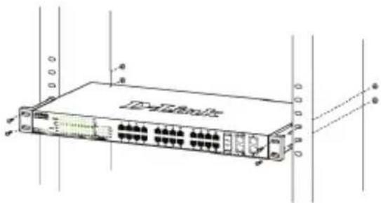 D-LINK DXS-1210-12SC - Установка в стойку - 2