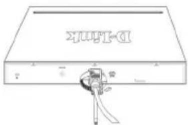 D-LINK DGS-1510-52XMP - 电源线固定扎带安装 - 4