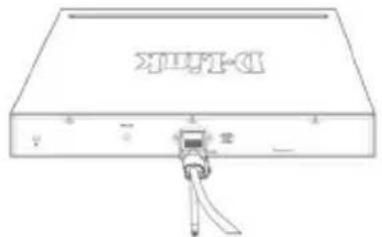 D-LINK DGS-1510-52XMP - Installation de l'attache du cordon d'alimentation - 5