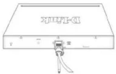 D-LINK DGS-1510-52XMP - 電源拔防止克の設置 - 4