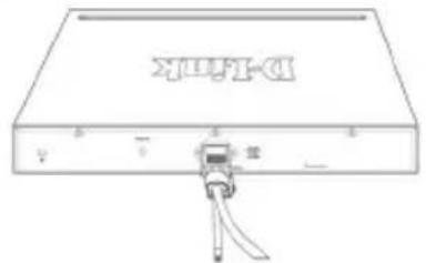 D-LINK DGS-1510-52XMP - Installing Power Cord Clip - 5