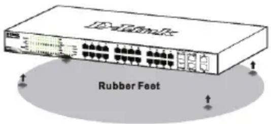 D-LINK DXS-1210-10TS - Pemasangan di atas meja atau papan - 1