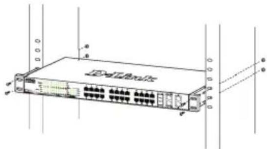 D-LINK DGS-1100-26MP - Rack Installation - 2