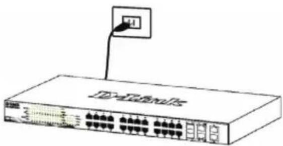 D-LINK DGS-1210-52 - 拉紧扎带，确保电源线不会脱落 - 4