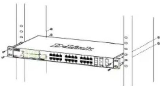D-LINK DGS-1210-52 - Установка в стойку - 2