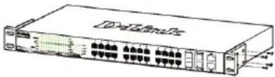 D-LINK DGS-1210-52 - Rack Installation - 1
