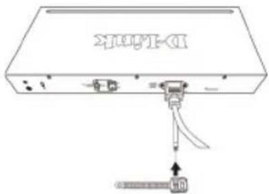 D-LINK DGS-1210-52 - Installing Power Cord Clip - 3