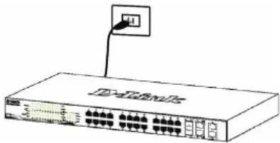 D-LINK DGS-1210-52 - 安裝電源線夾 - 4