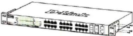 D-LINK DGS-1210-52 - Установка в стойку - 1