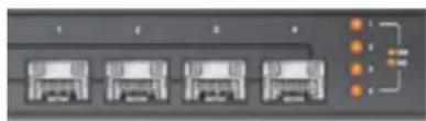 D-LINK DFL-2560 - Device Status LEDs and Ethernet Port LEDs - 2