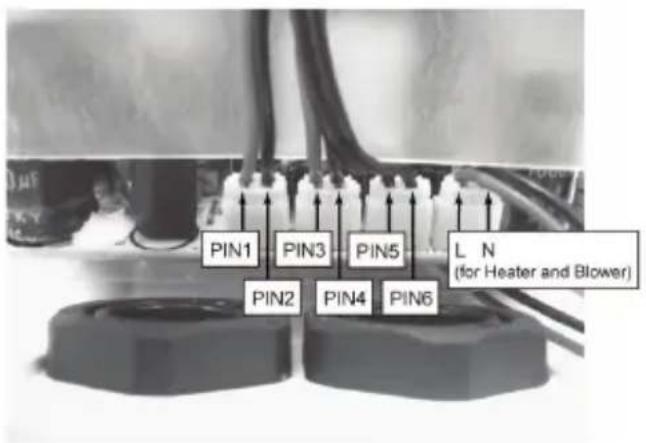 D-LINK DCS-60 - Fig.6 illustre les connecteurs TB.1 - 1