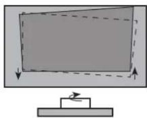 HISENSE PX3 - METTRE EN PARALLELE LE BAS DE L'IMAGE AVEC L'ECRAN - 2