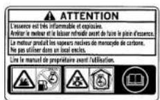 DEWALT PE652THI014 - EMPLACEMENT DE L'ETIQUETTE DE SECURITE - 2