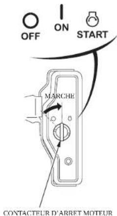 OFF ON START MARCHE CONTACTEUR D'ARRET MOTEUR