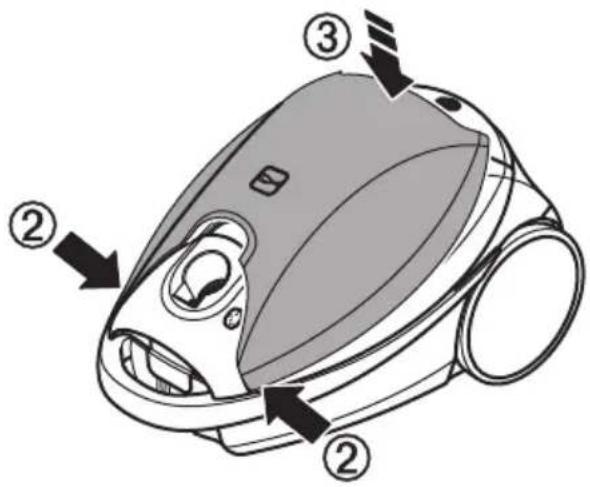 KENMORE BC7005 - TO REINSTALL TOOL STORAGE COVER: - 2
