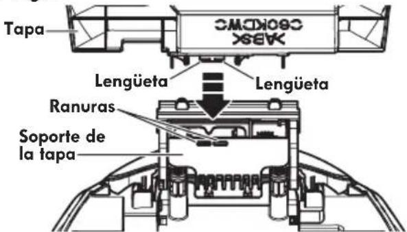 KENMORE BC7005 - PARA REINSTALAR LA TAPA DE LA ASPIRADORA: - 2