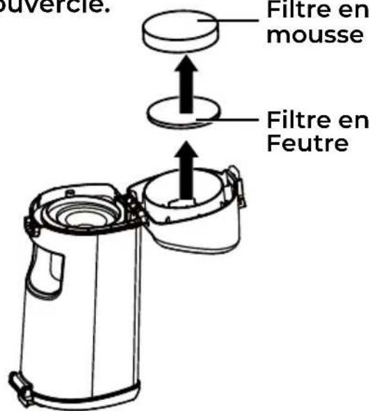 KENMORE CU7001 - NETTOYAGE DU PRE-FILTRE - 3