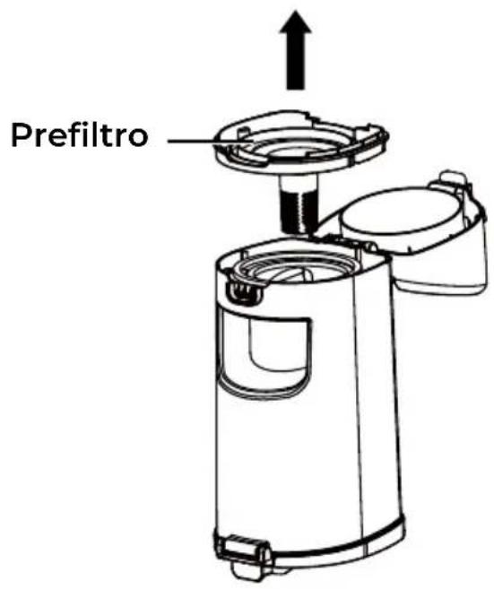 KENMORE CU7001 - LIMPieZA DEL PREFILTRO - 3