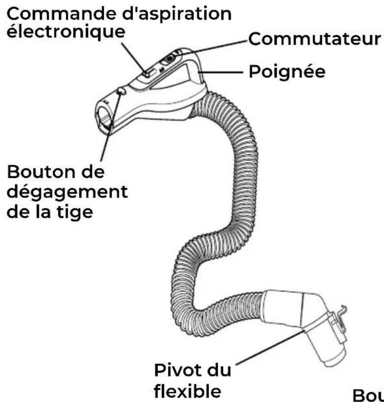 KENMORE BC4030 - POIGNÉE ET FLEXIBLE - 1