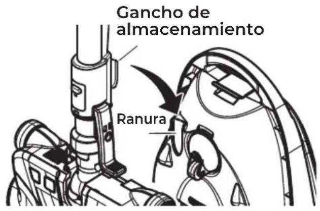 Gancho de almacenamiento Ranura