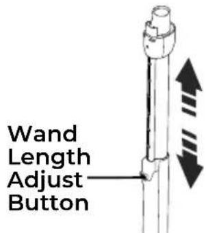 Wand Length Adjust Button