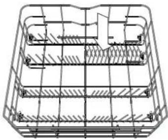 WHIRLPOOL WFO 3T242 P - PANIER INFÉRIEUR - 1