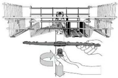 WHIRLPOOL WFO 3T242 P - CLEANING THE SPRAY ARMS - 1