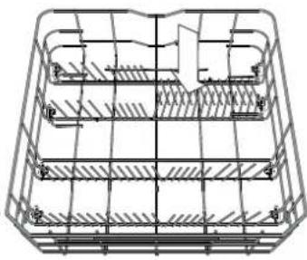 WHIRLPOOL WFO 3T242 P - LOWER RACK - 2