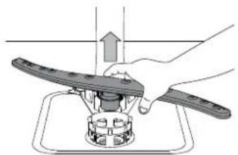 WHIRLPOOL WFO 3T242 P - CLEANING THE SPRAY ARMS - 2