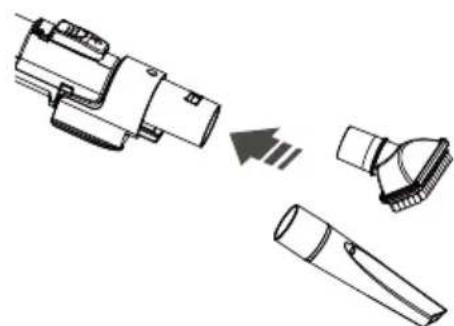 KENMORE DC5070 - ATTACHMENTS ON WAND - 2