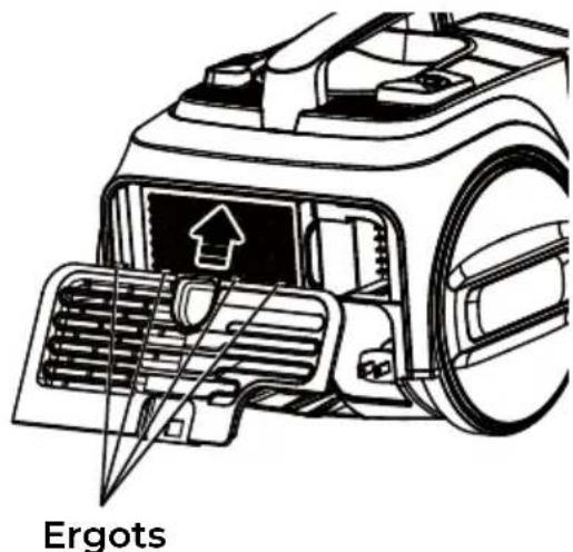 KENMORE DC5070 - REPLACEMENT DU FILTRE D'ÉCHAPPEMENT À CARTOUCHE HEPA - 4