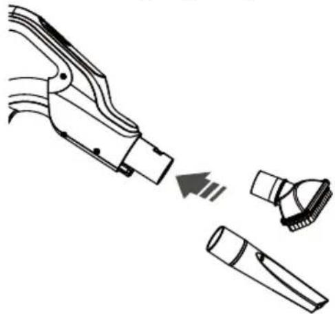 KENMORE DC5070 - ATTACHMENTS ON HANDLE - 2
