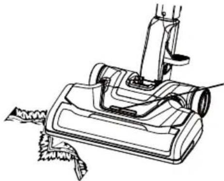 KENMORE DC5070 - RÉINITIALISATION DE LA BROSSE À ROULEAU - 1