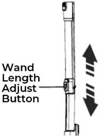 Wand Length Adjust Button