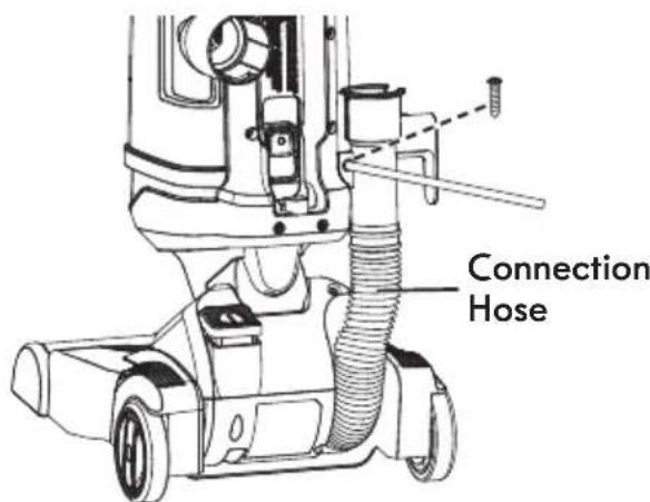 KENMORE DU1096 - CHECKING CONNECTION HOSE FOR CLOGS - 1