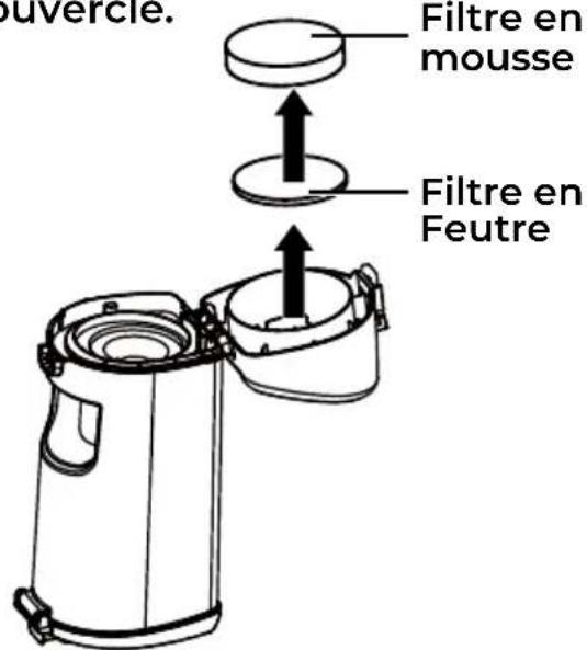 KENMORE CU7005 - NETTOYAGE DU PRE-FILTRE - 4