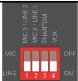 Power Dynamics PRC120 - DIPSWITCHES - 1
