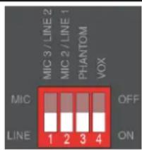 Power Dynamics PRC120 - DIPSWITCHES - 1