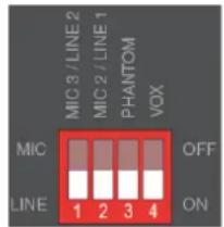 Power Dynamics PRC120 - DIPSWITCHES - 1