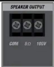 Power Dynamics PRC120 - WYJŚCIE GŁOŚNIKOWE - 1