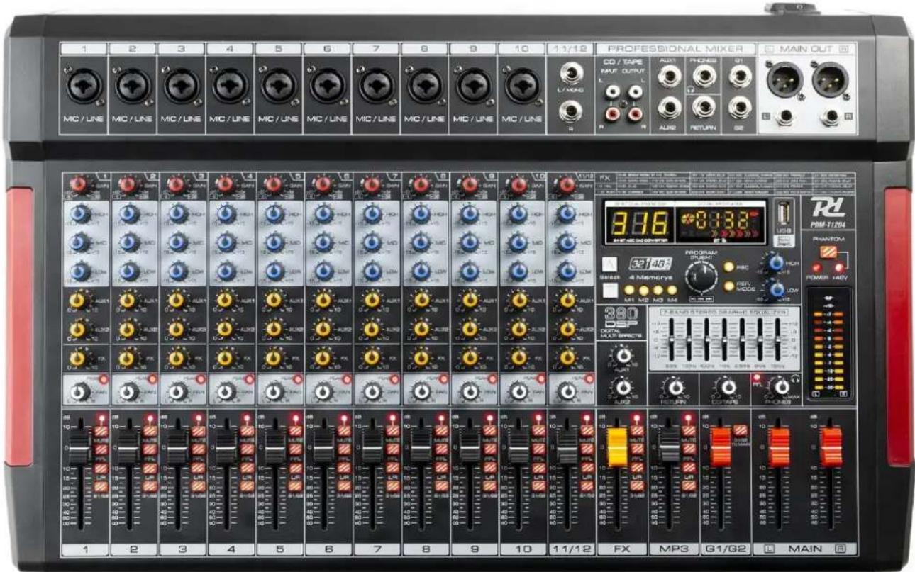 Power Dynamics PDM-T1604 - PDM-T Series Stage Mixer - 1