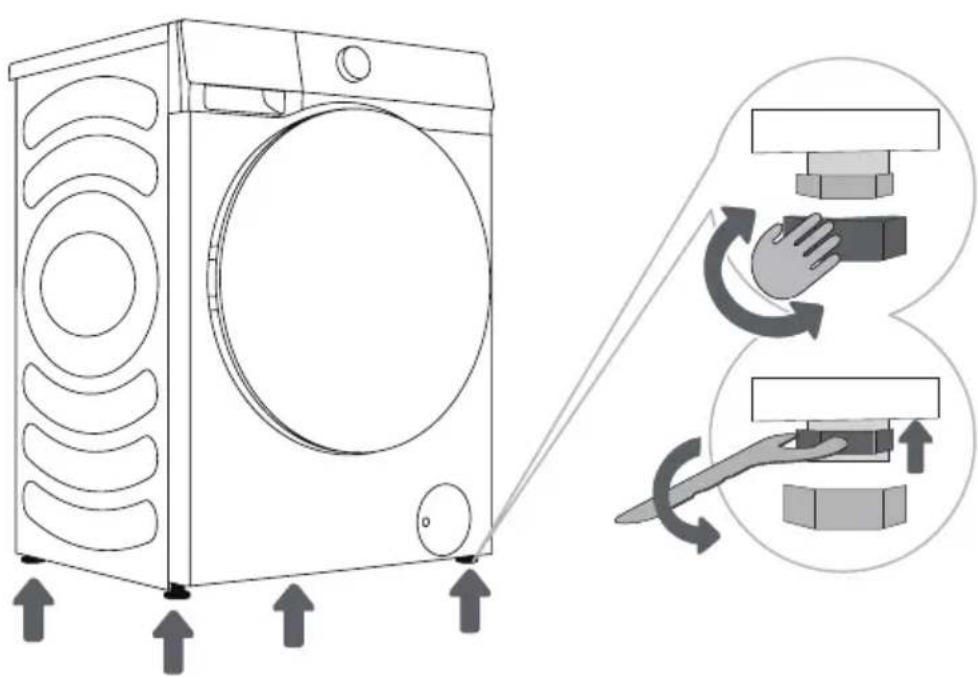 GORENJE WD2PA964ADW - PIEDS DE RÉGLAGE - 1