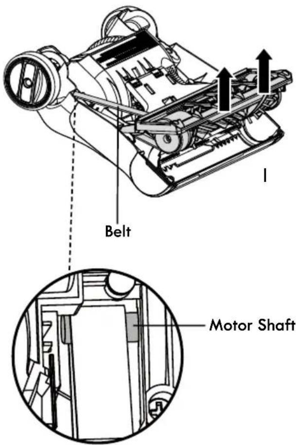 KENMORE DU1093 - BELT CHANGING - 2