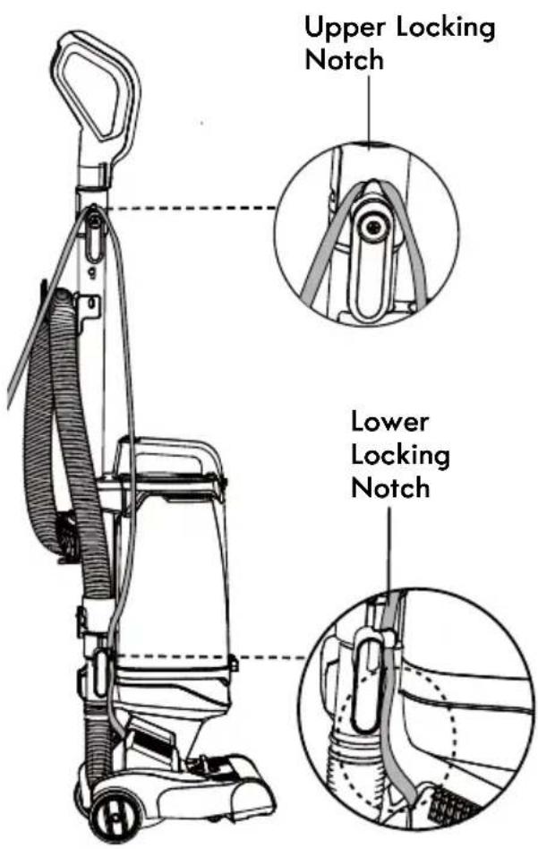 KENMORE DU1275 - POWER CORD - RELEASE & USE - 1
